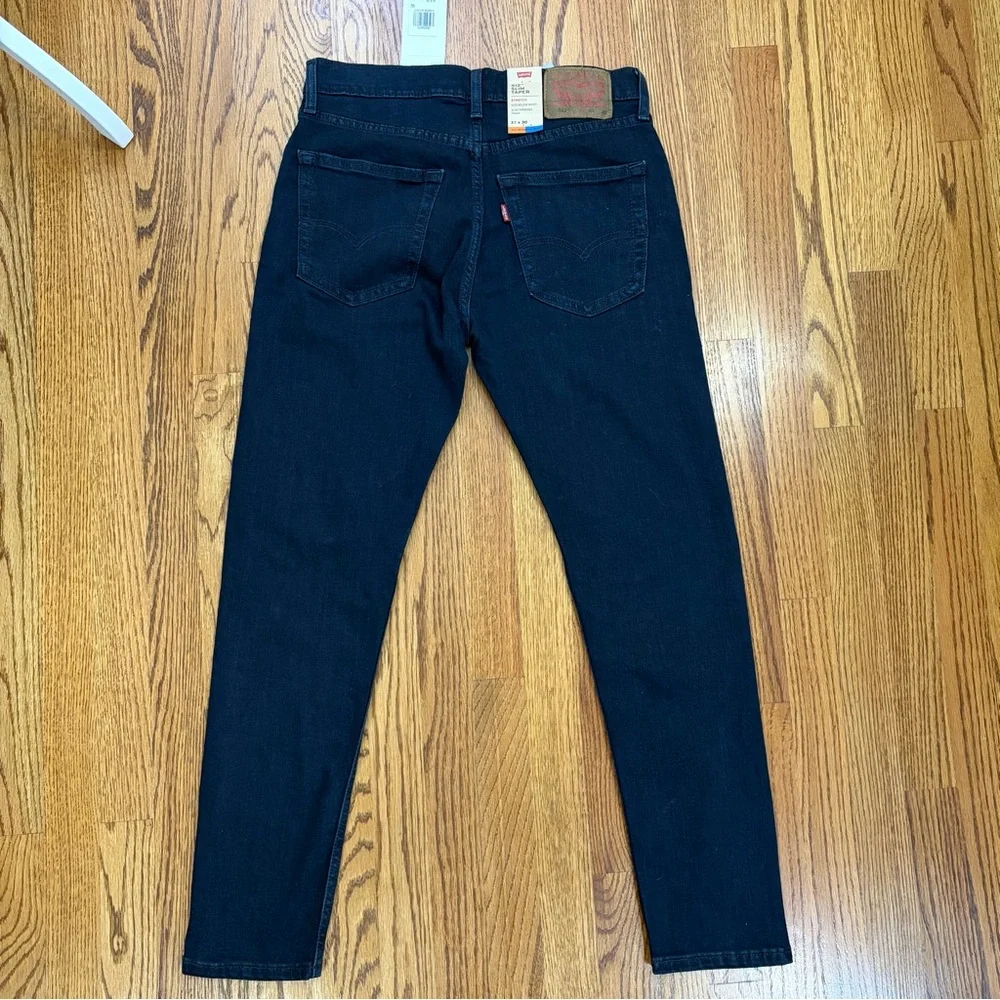 NWT Levi's 512 Slim Taper Stretch 31x30 Dark Jeans - Picture 2 of 12